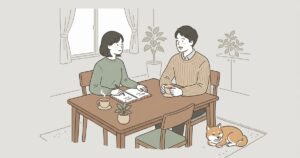 30代で結婚を考える夫婦のイメージ