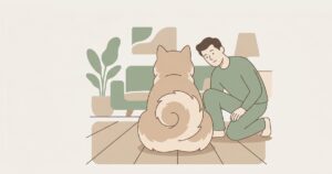 柴犬のしっぽ、右に振るか左に振るかで感情が真逆だった
