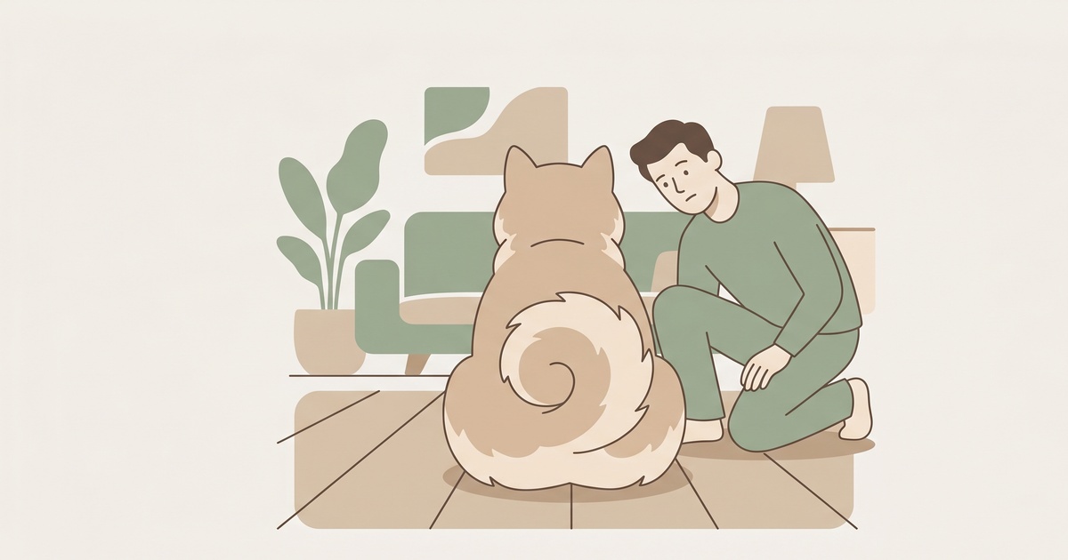 柴犬のしっぽ、右に振るか左に振るかで感情が真逆だった
